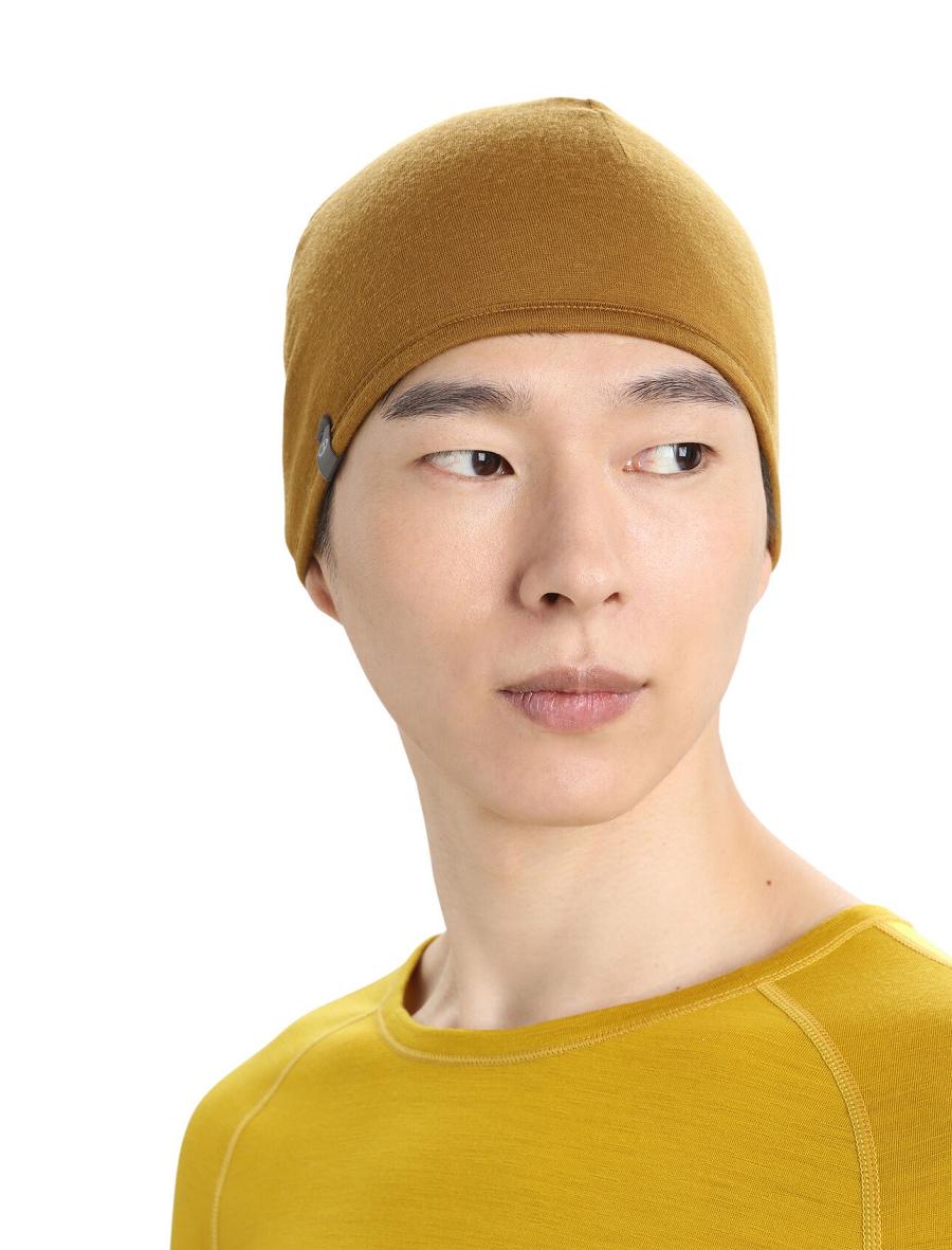 Icebreaker Unisex Merino Pocket Beanie Naisten Hatut Vihreä | FI 1485DFMN